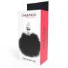 Darkness - Bouchon Extra Anal Avec Queue Noir 7 Cm